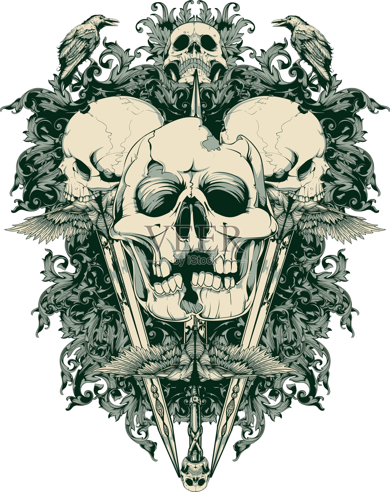 叶片技巧设计元素图片