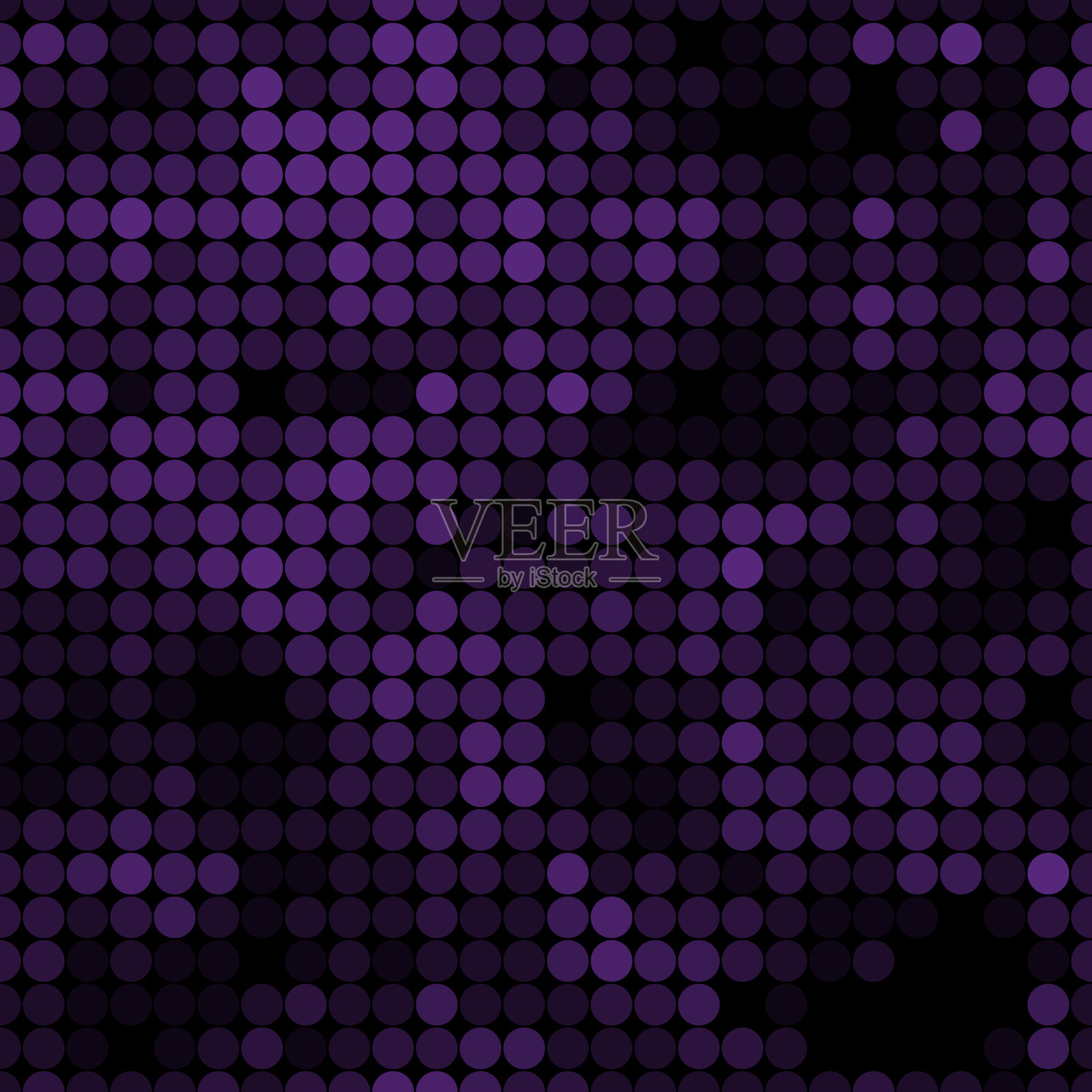 无缝图案彩色混沌圆抽象插画图片素材