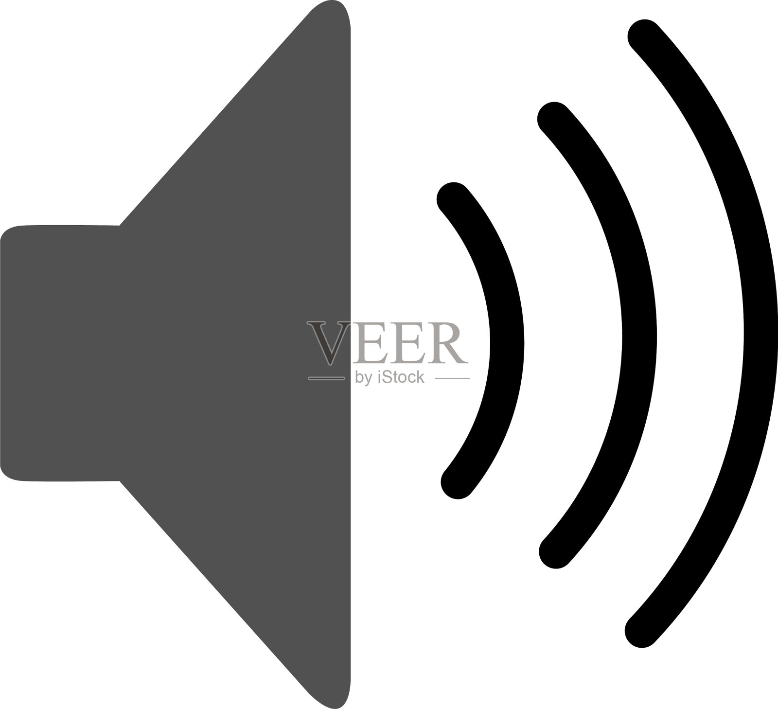 声音图标平面设计图标素材