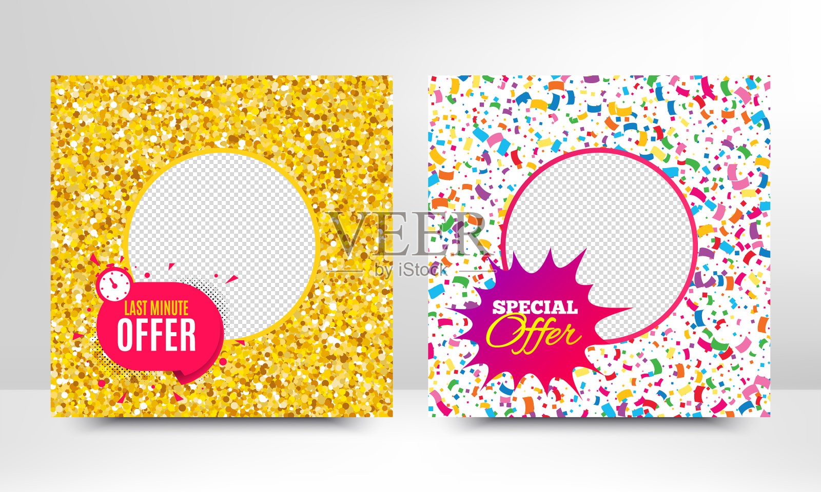 特别优惠和最后一分钟优惠计时器徽章插画图片素材