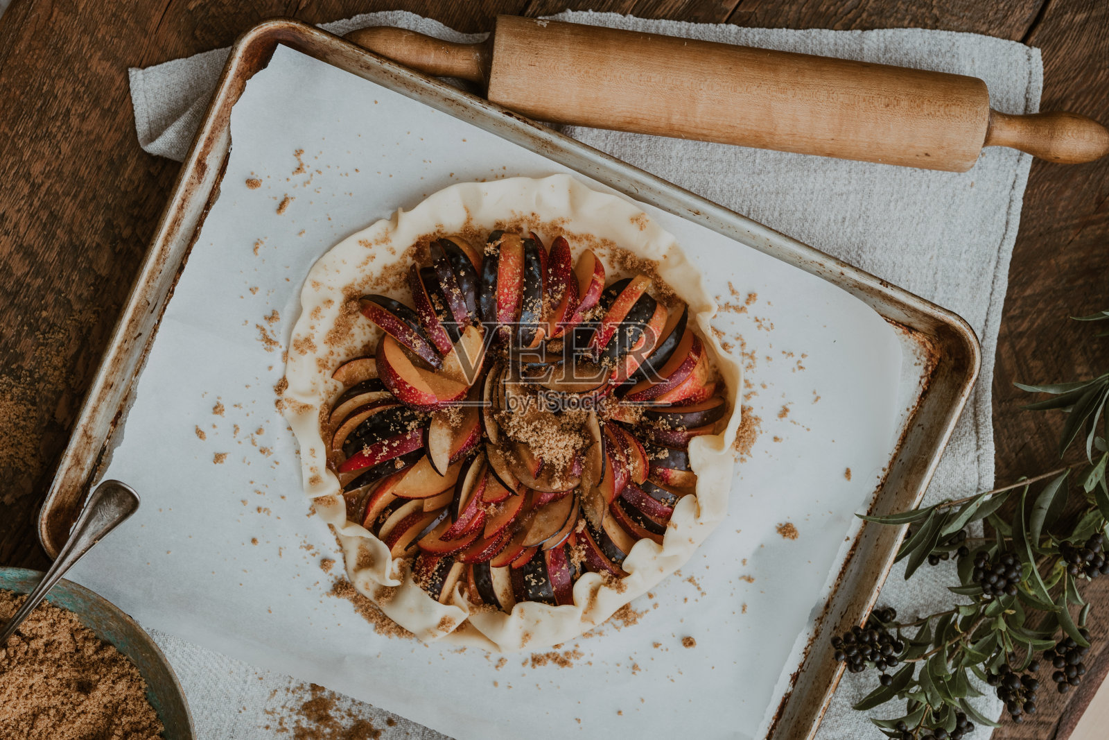 Automn派,烹饪照片摄影图片