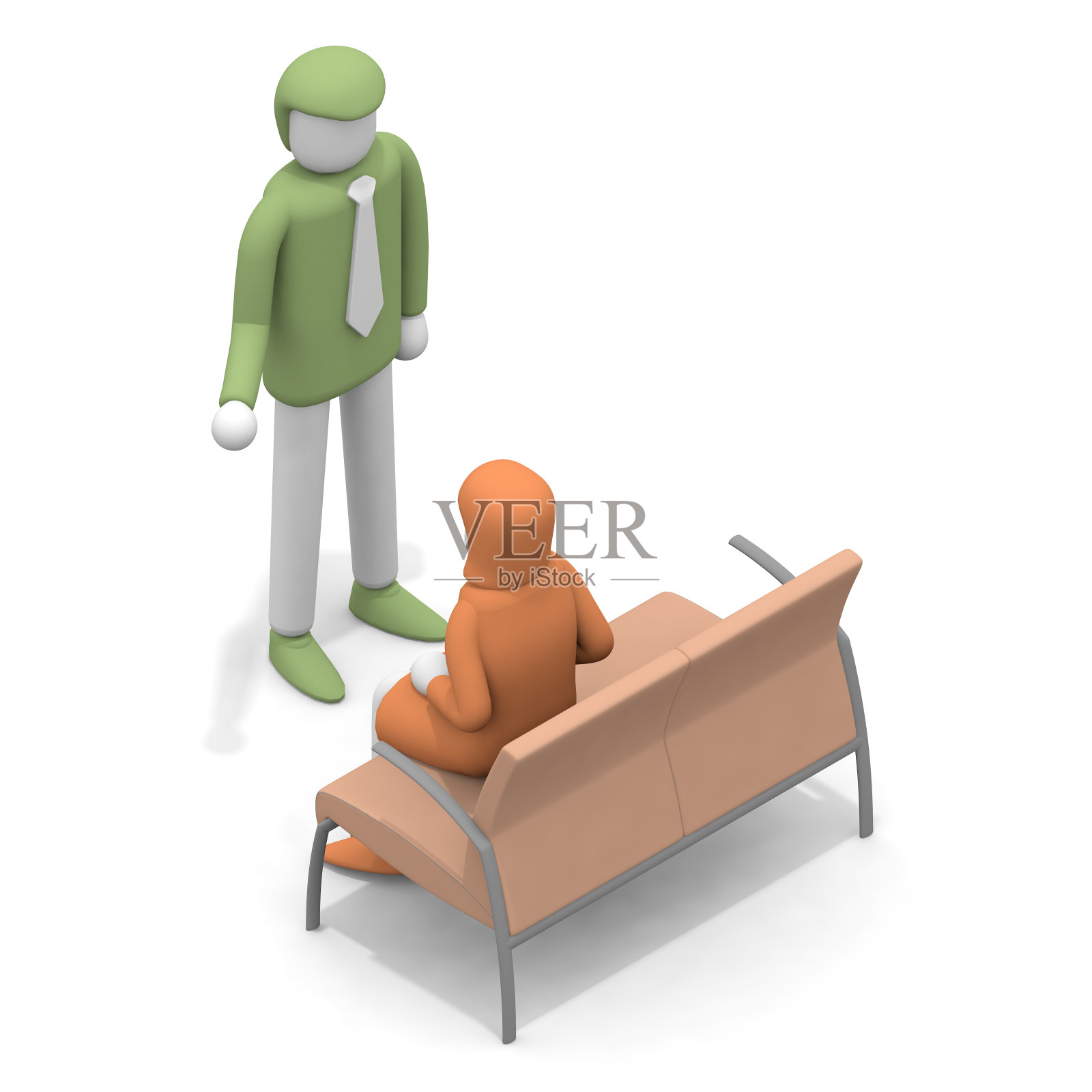 和同事聊天。男人和女人在聊天。公司休息时间。和一个女人谈谈。和一个男人交谈。照片摄影图片