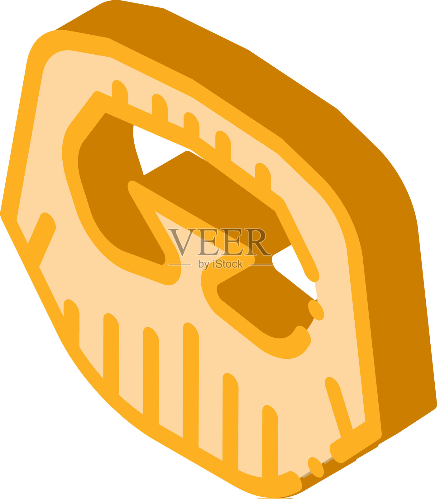 短胡子胡子等距图标设计元素图片