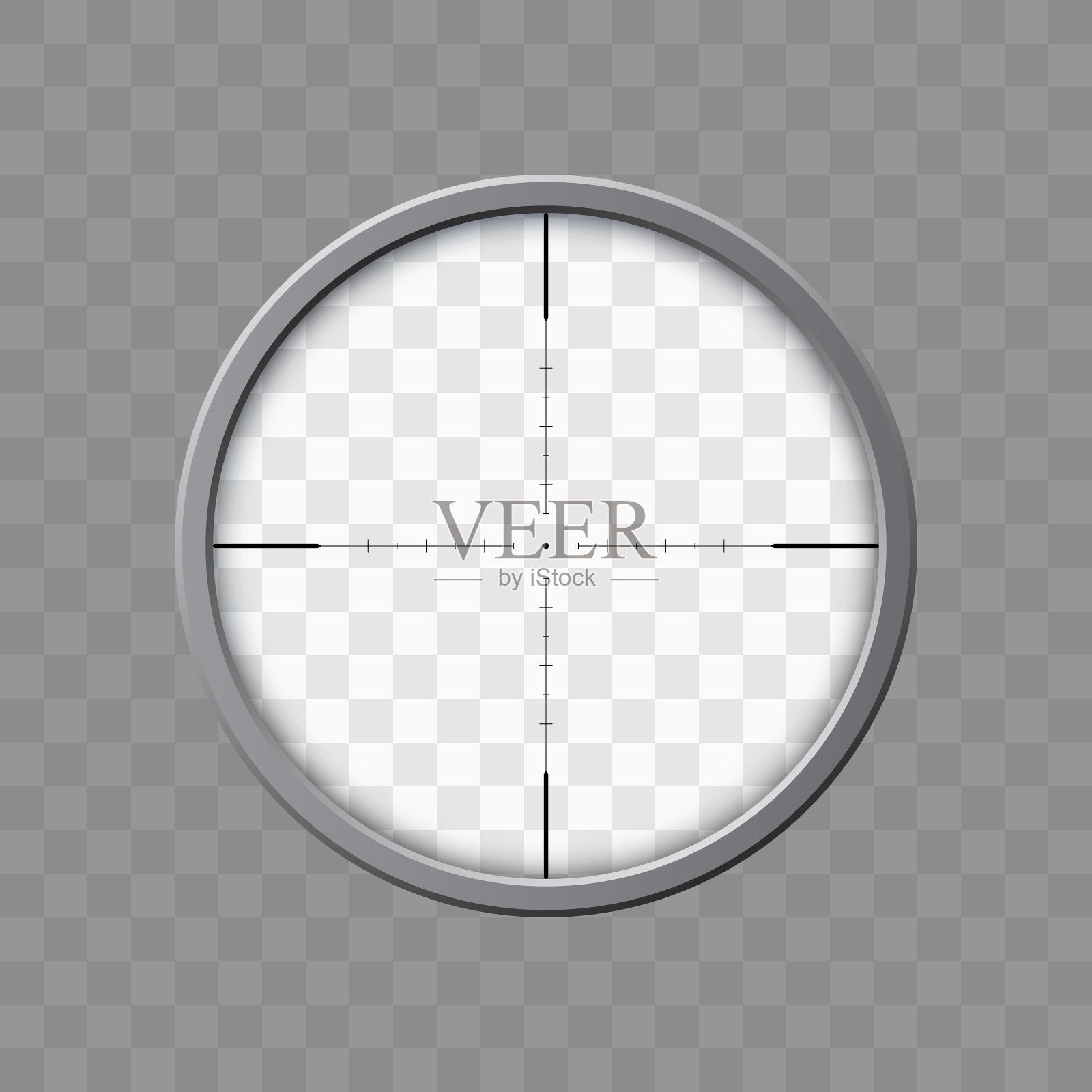 狙击步枪瞄准镜武器瞄准模板光学插画图片素材