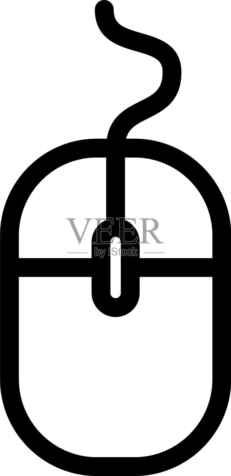 鼠标设备图标线条样式图标素材