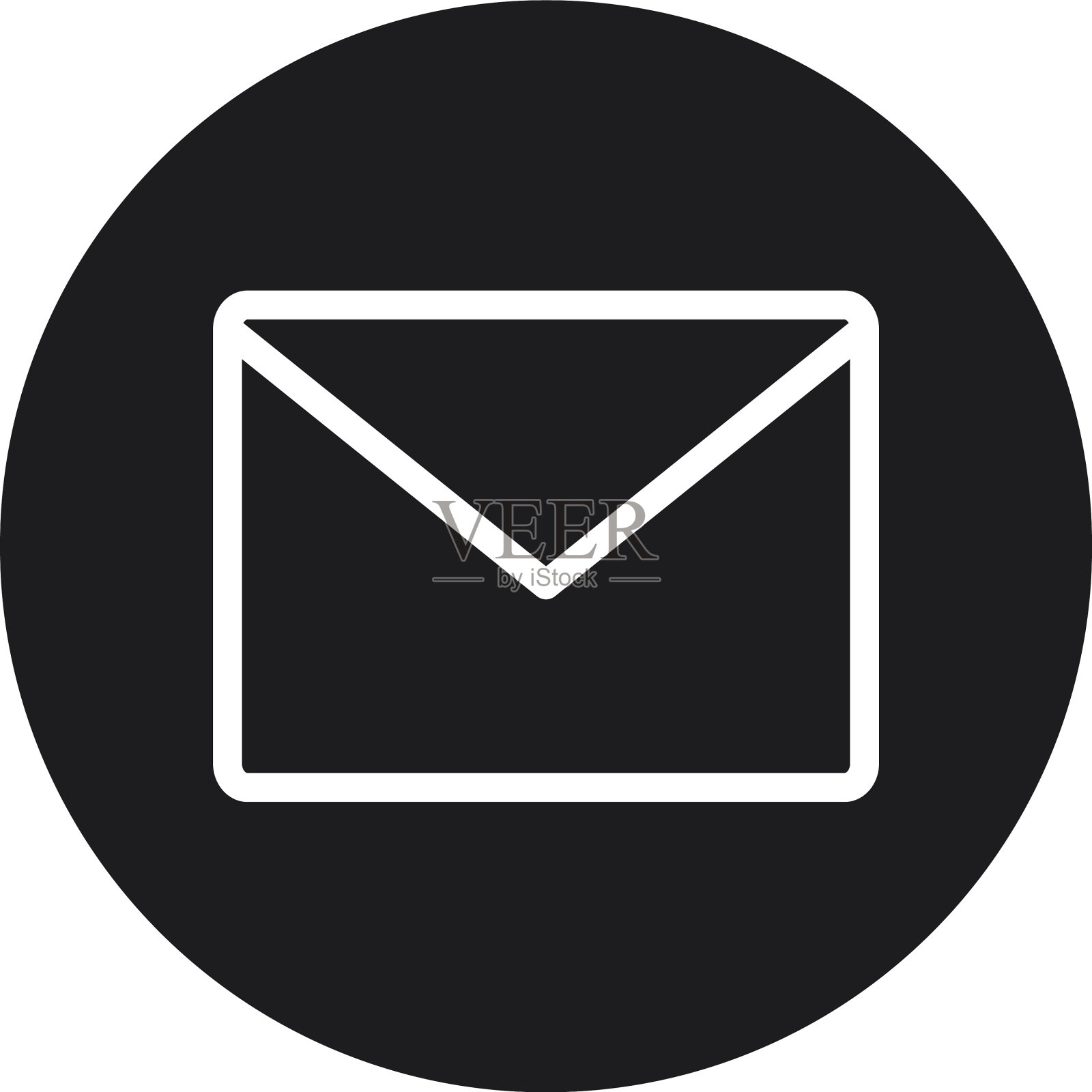 邮件信封图标块样式图标素材