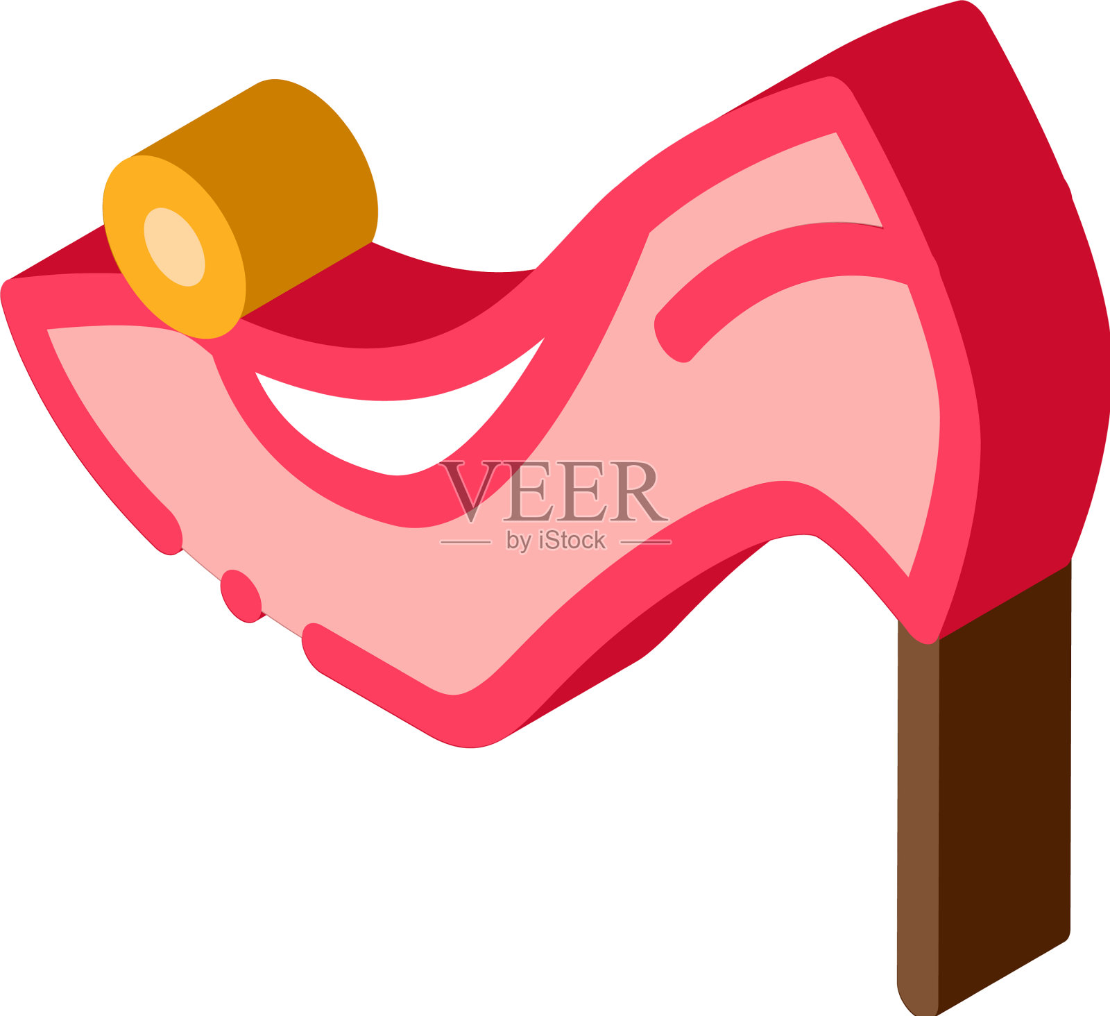 女鞋等距图标设计元素图片