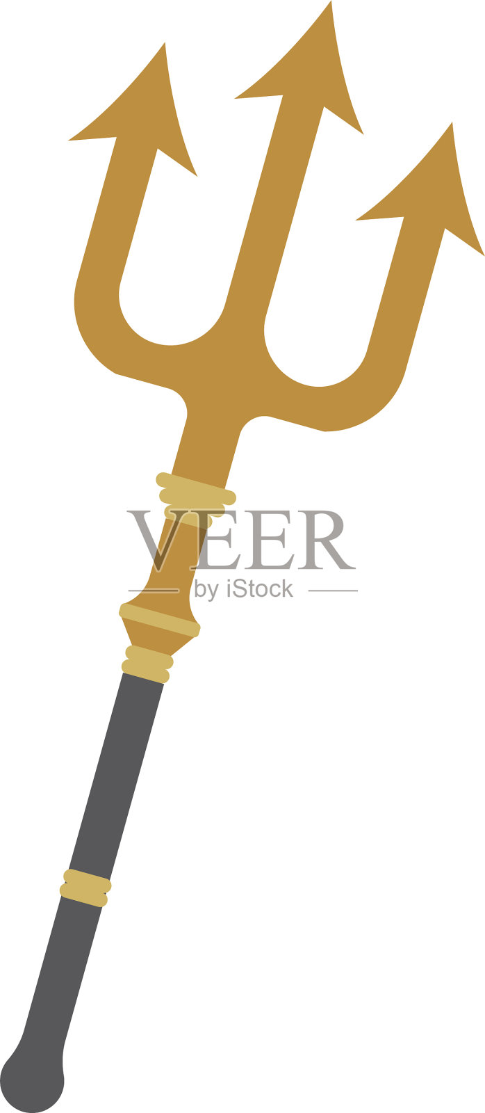 三叉戟标志模板图标设计元素图片