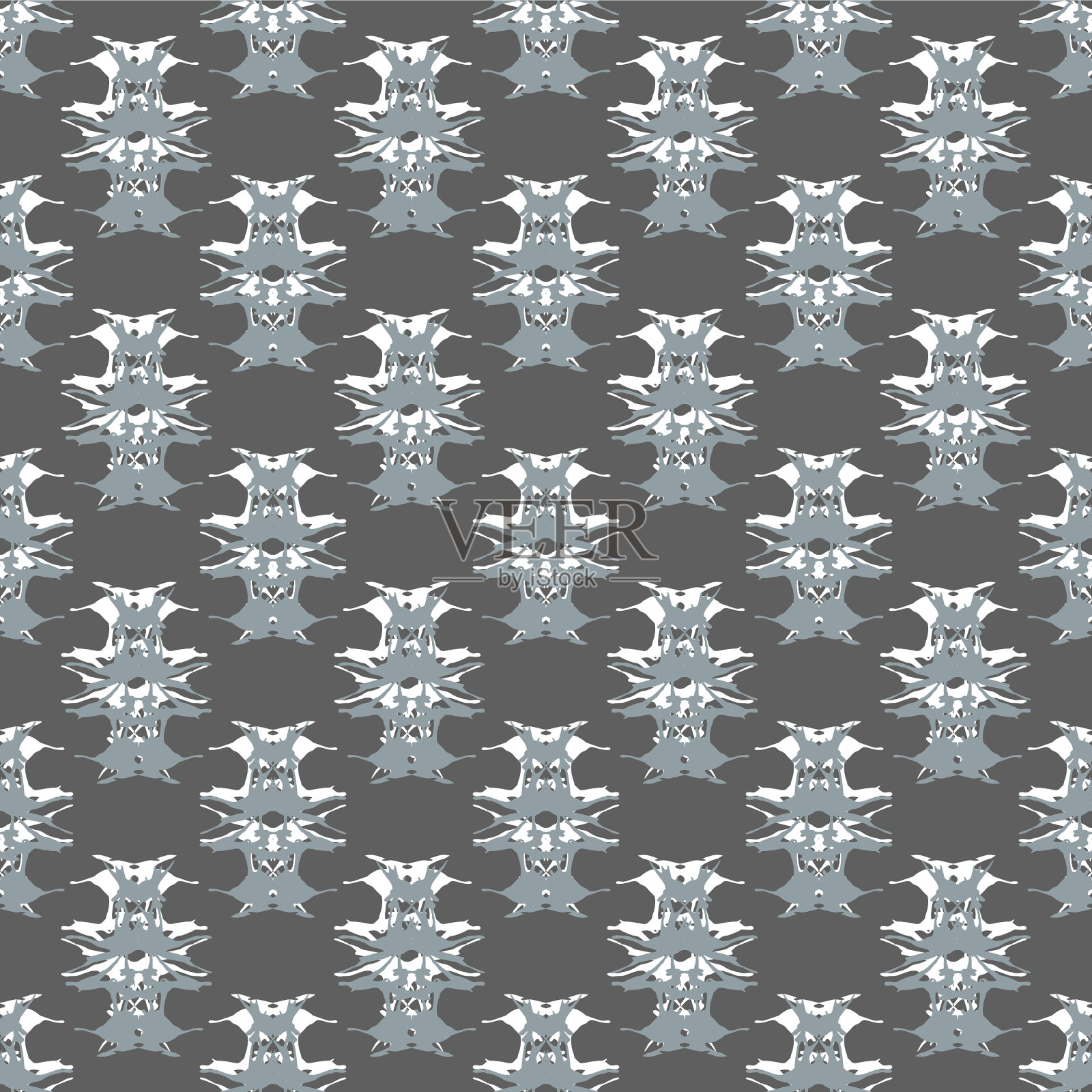 色彩抽象民族无缝图案中插画图片素材