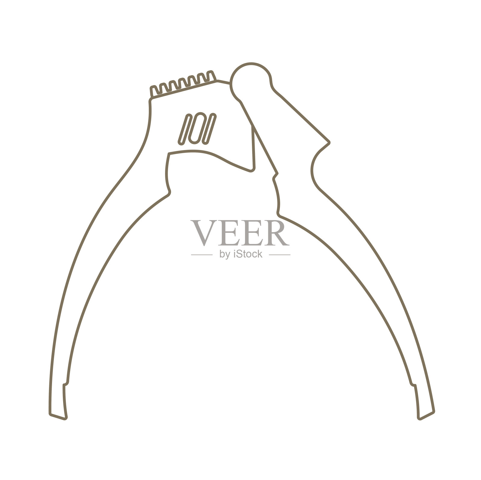 压蒜器图标插画图片素材