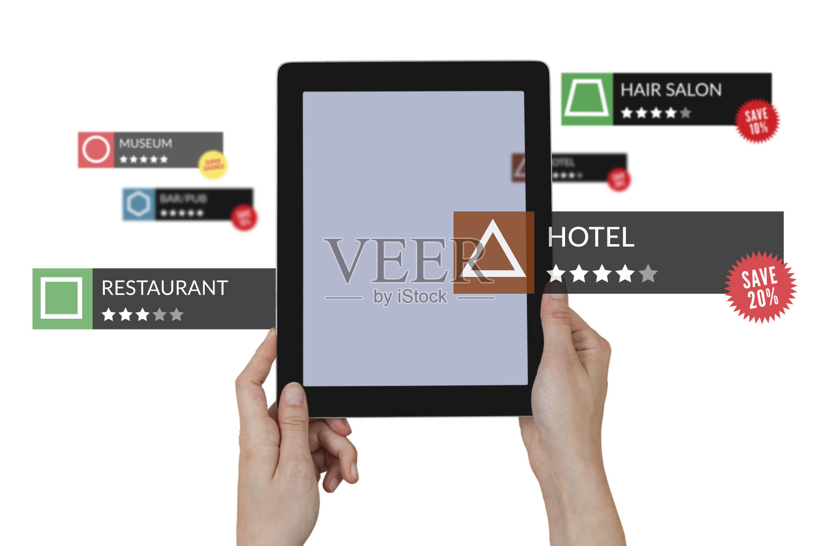 平板电脑的应用程序照片摄影图片