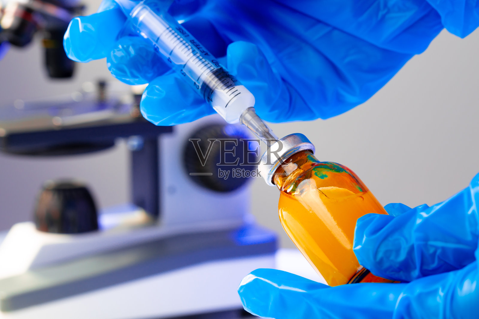 药瓶和注射器请关闭照片摄影图片