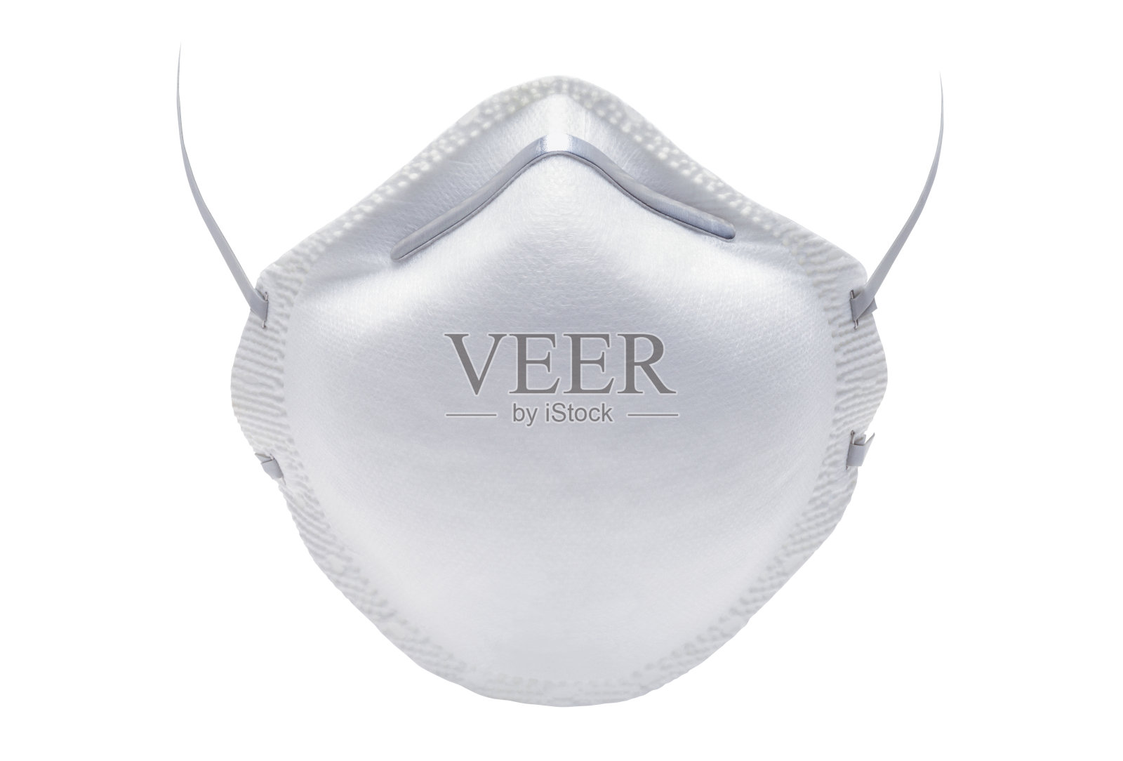 N95遮罩切出前视图照片摄影图片