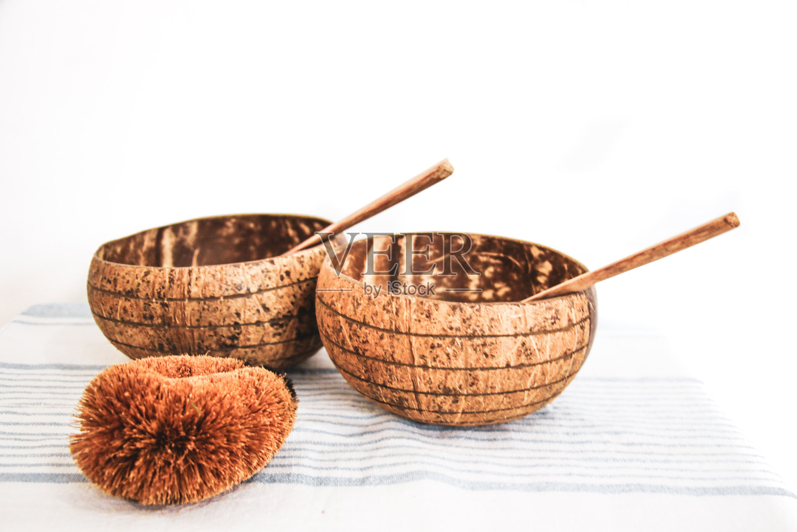 椰子碗照片摄影图片