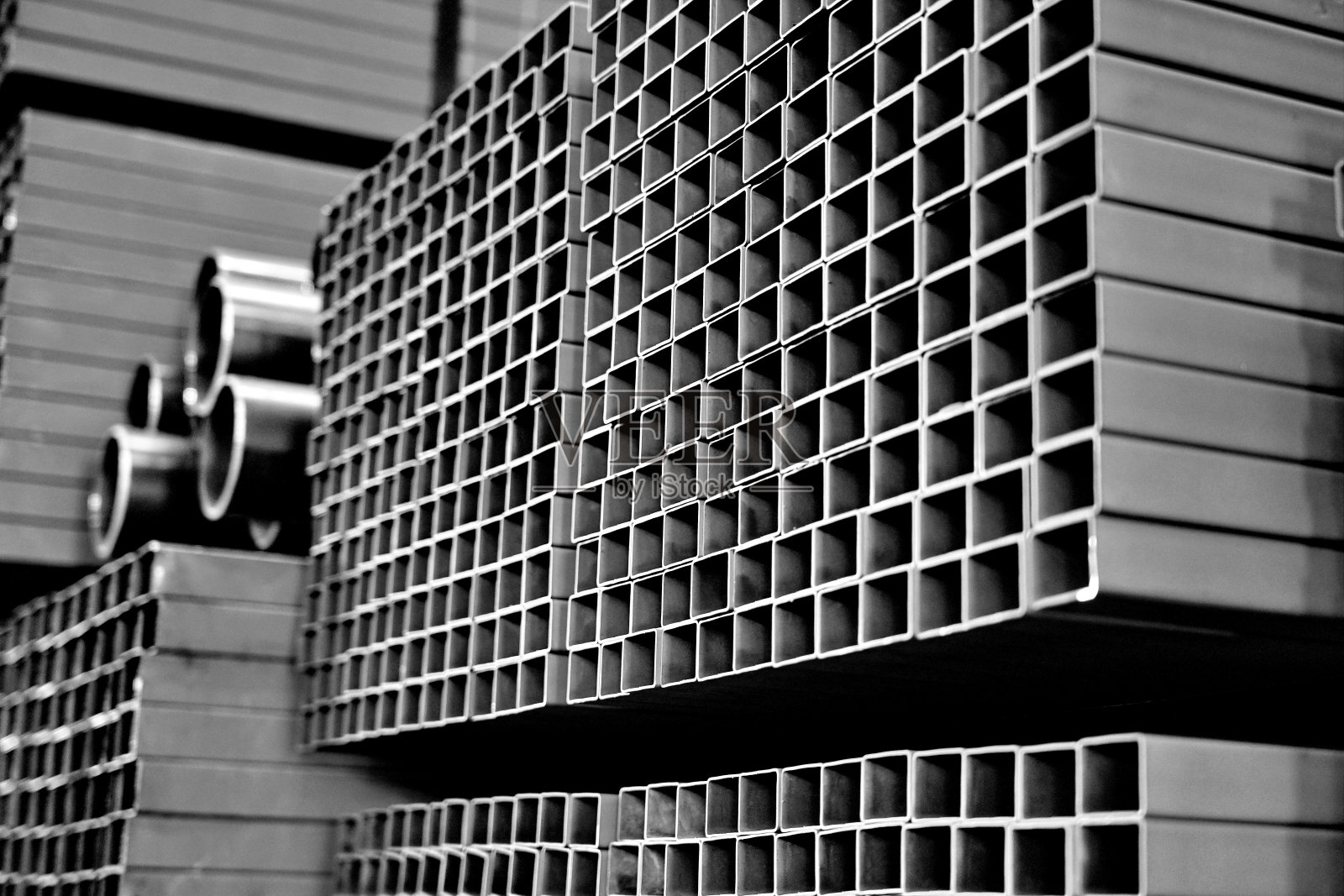 工业用钢型材材料照片摄影图片