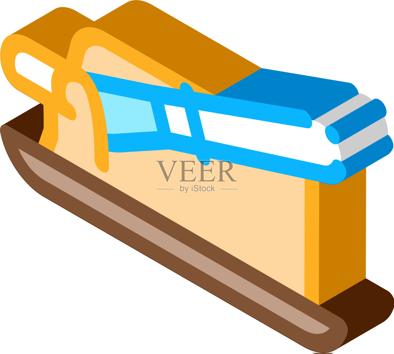 用刀将黄油切成等距图标设计元素图片