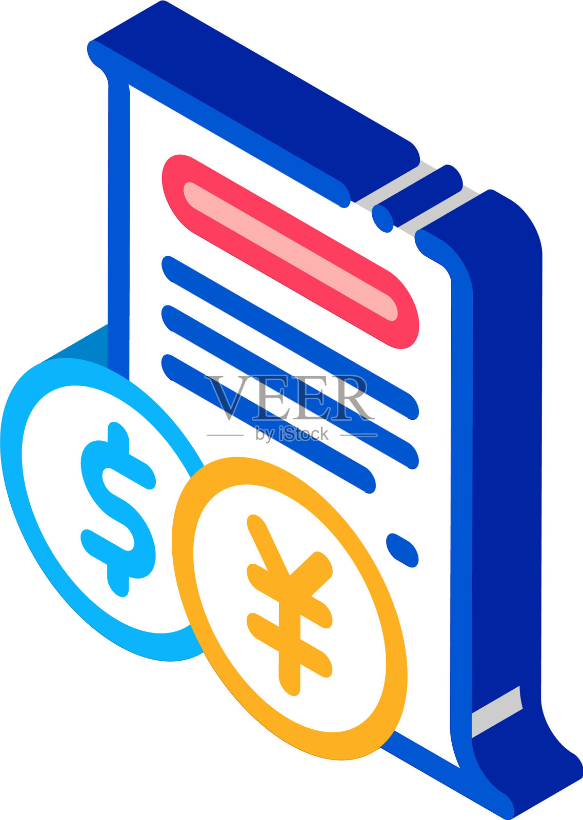 汇率等距图标设计元素图片