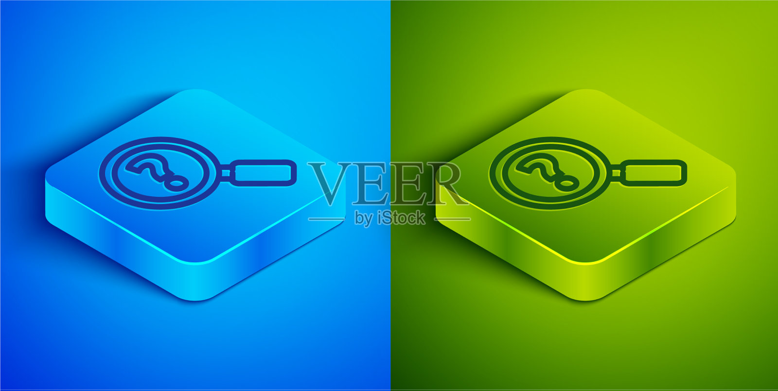 等距线未知搜索图标孤立上图标素材