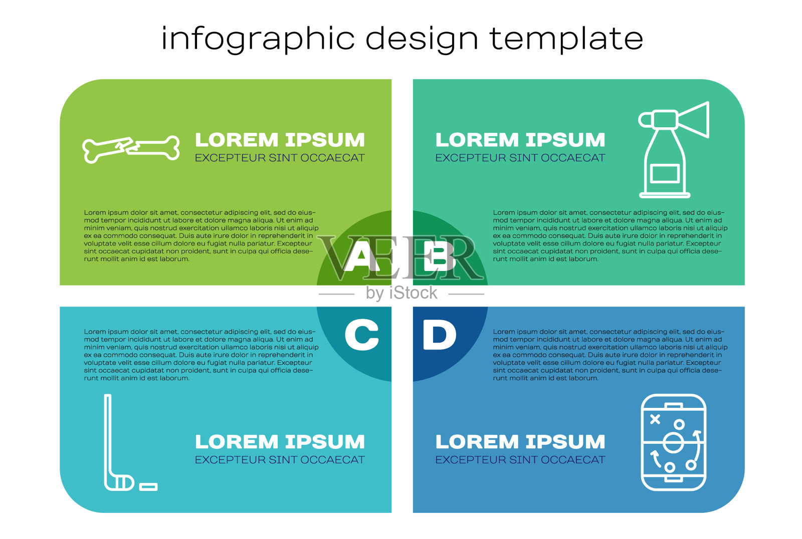 设线冰球棍和冰球人断了插画图片素材