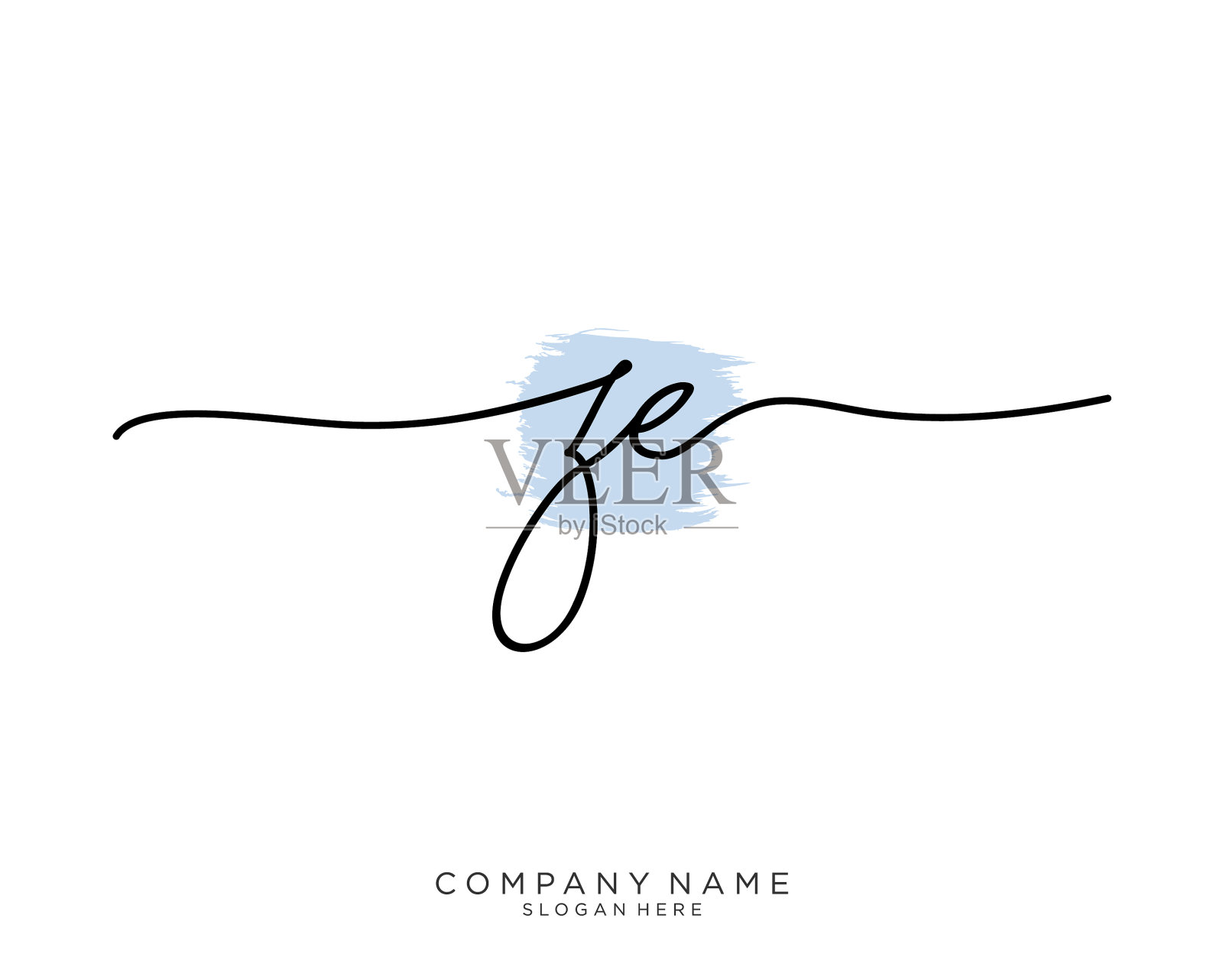 泽初手写标识设计插画图片素材