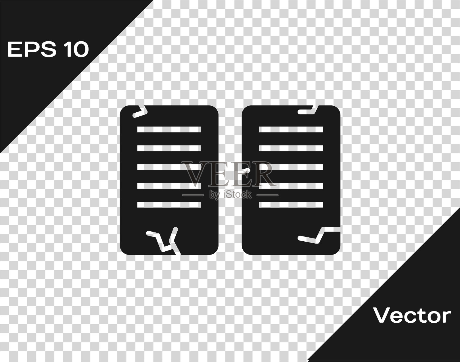 黑色的诫命图标孤立上插画图片素材