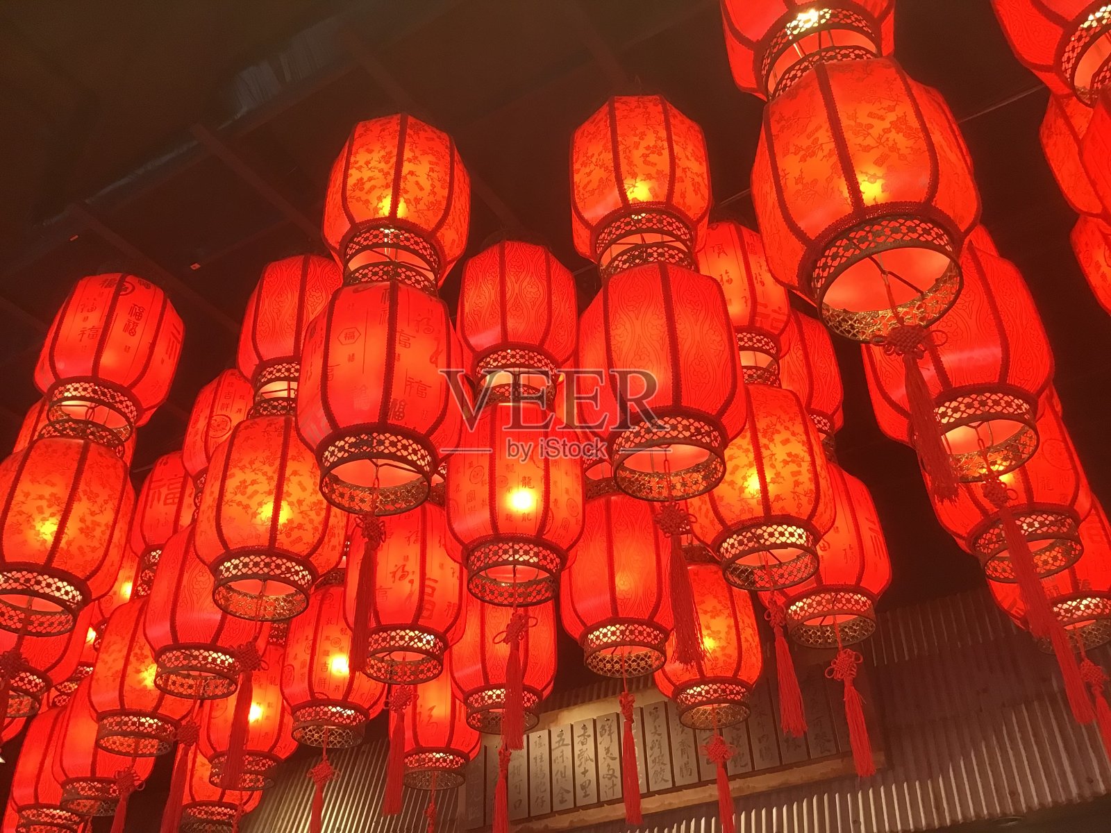 台湾有很多红灯笼照片摄影图片