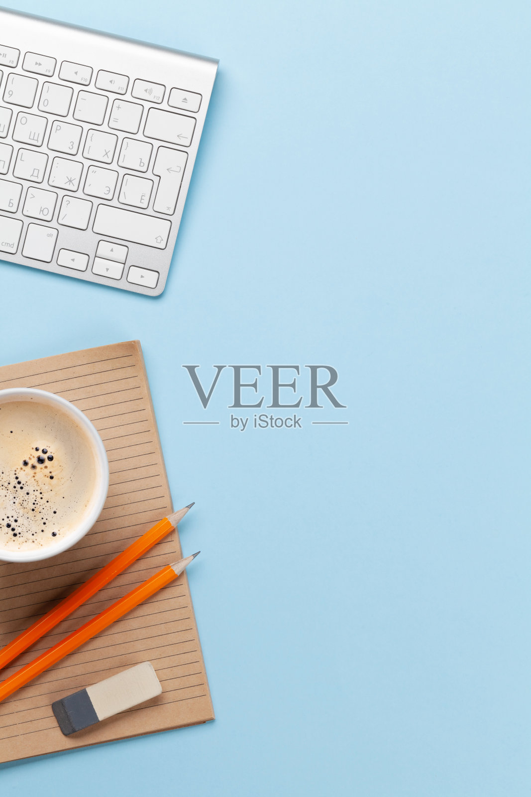 商务办公桌工作场所和办公用品照片摄影图片