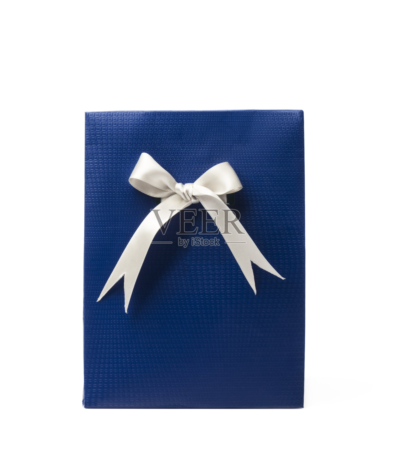 蓝色的礼物，带丝带和蝴蝶结照片摄影图片