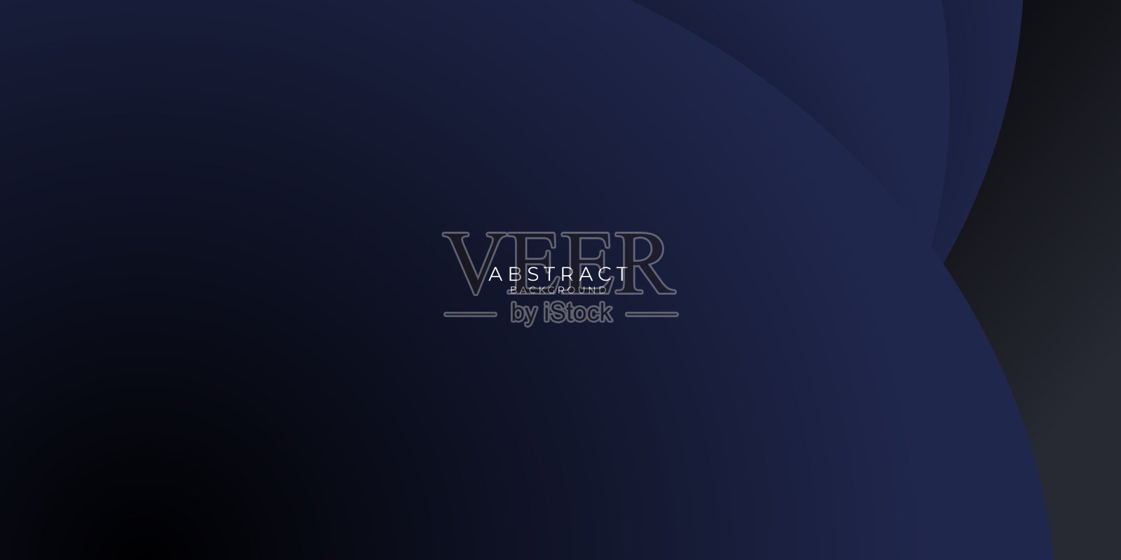 抽象梯度蓝色豪华波浪溢价背景。为广告、海报、封面、印刷品、艺术品等提供高级抽象风格的图案装饰。矢量插图设计插画图片素材