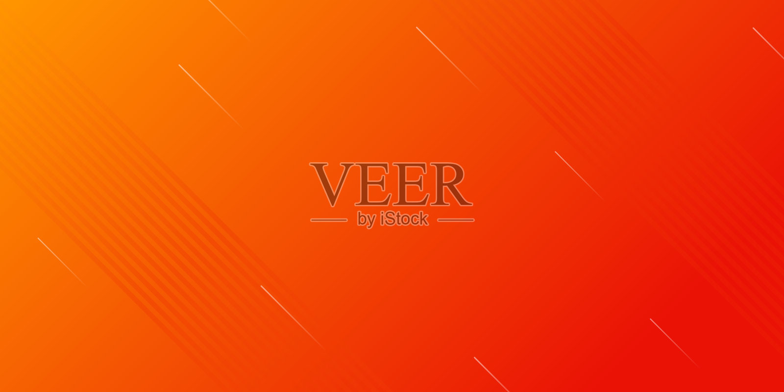 动态风格的旗帜设计源自水果概念。橙色元素与几何形状渐变。创意插图海报，网页，着陆，页，封面，广告，问候，卡片，促销插画图片素材