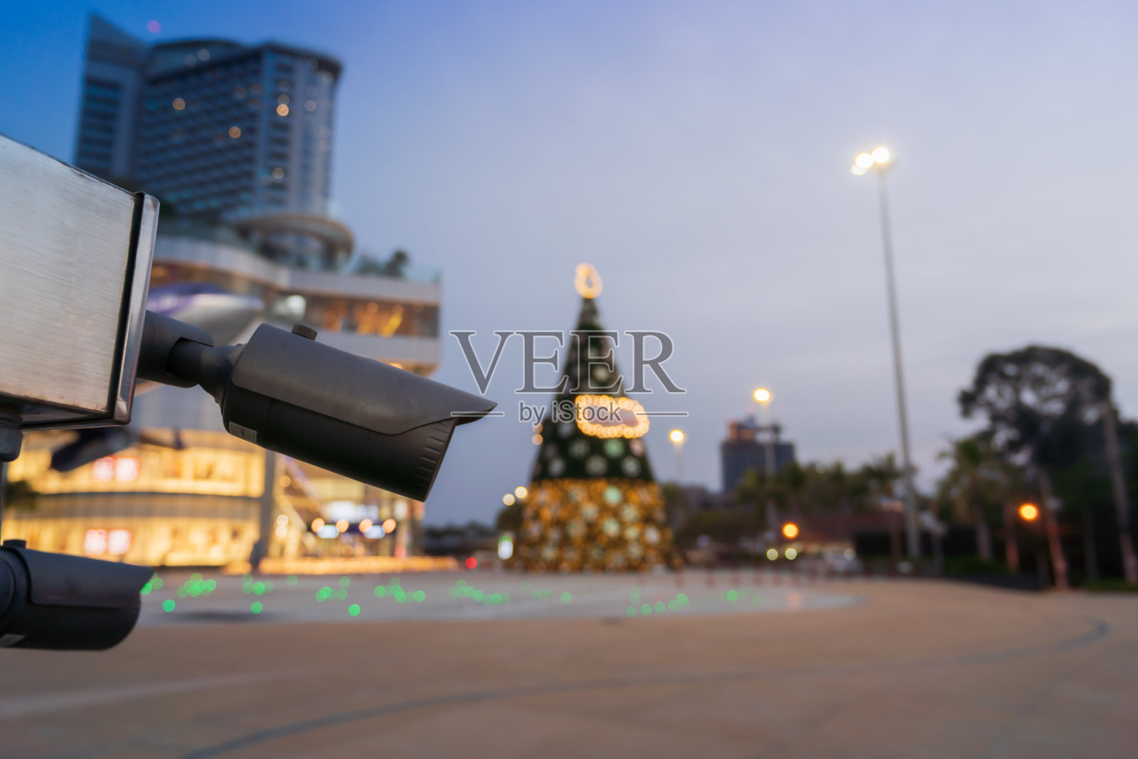 安全区域的闭路电视照片摄影图片