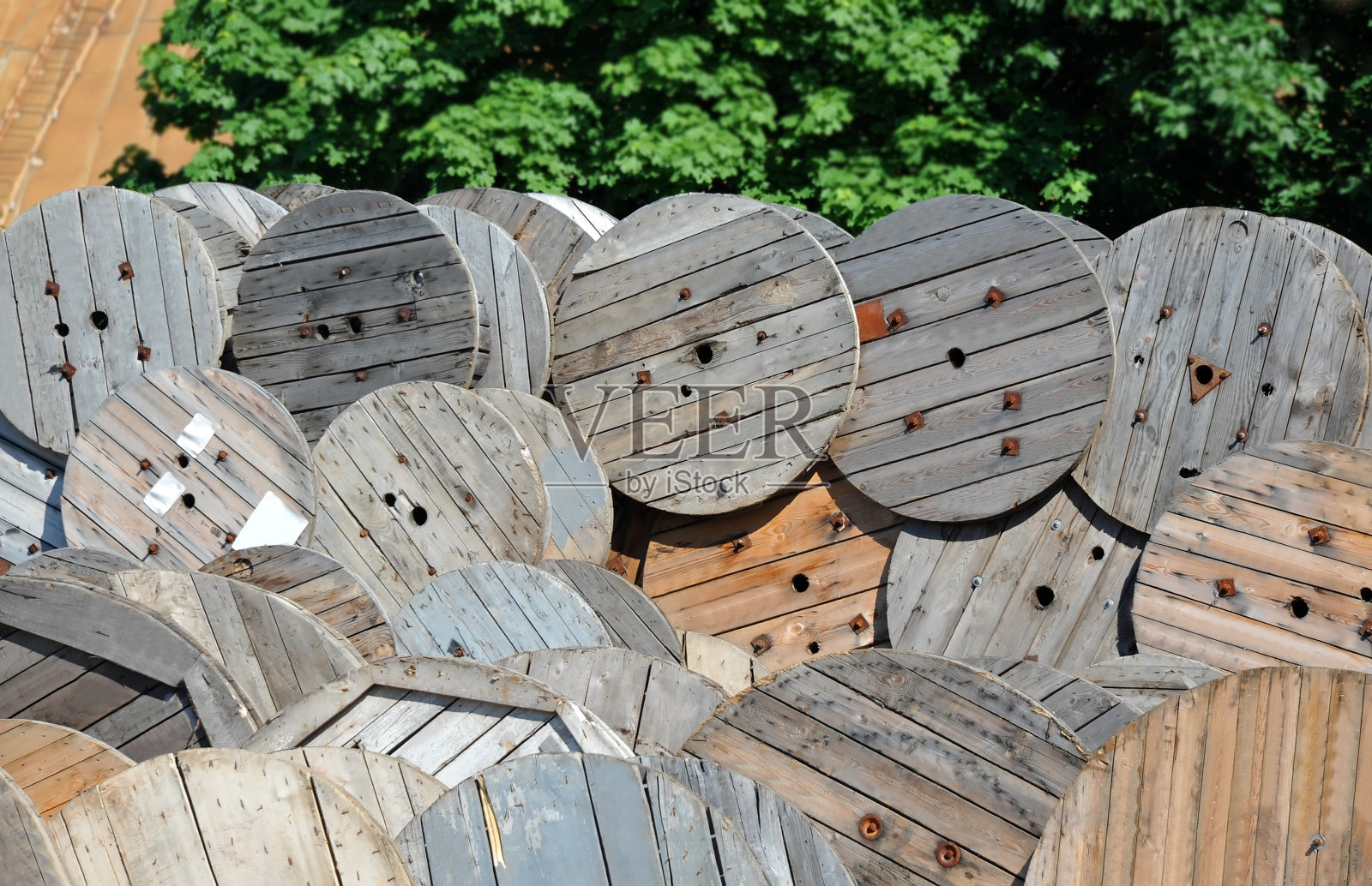 线圈的电缆照片摄影图片