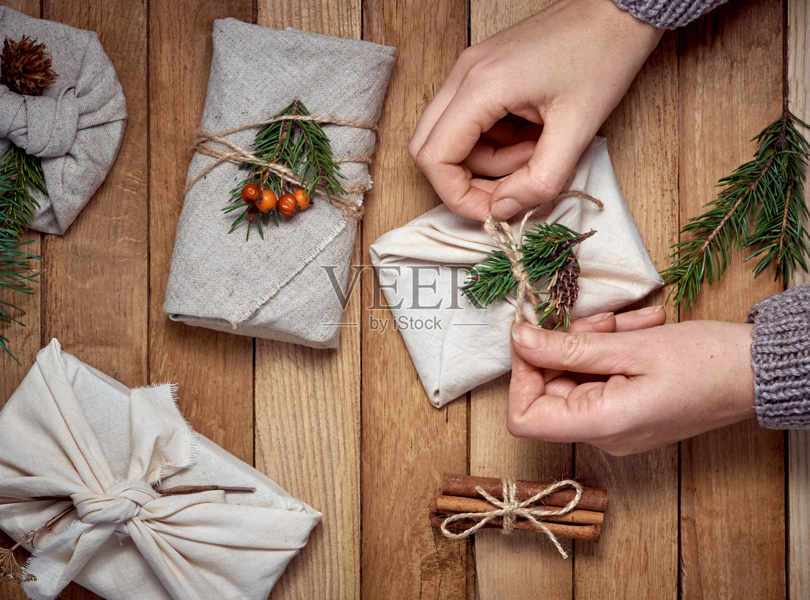 零浪费圣诞节。照片摄影图片