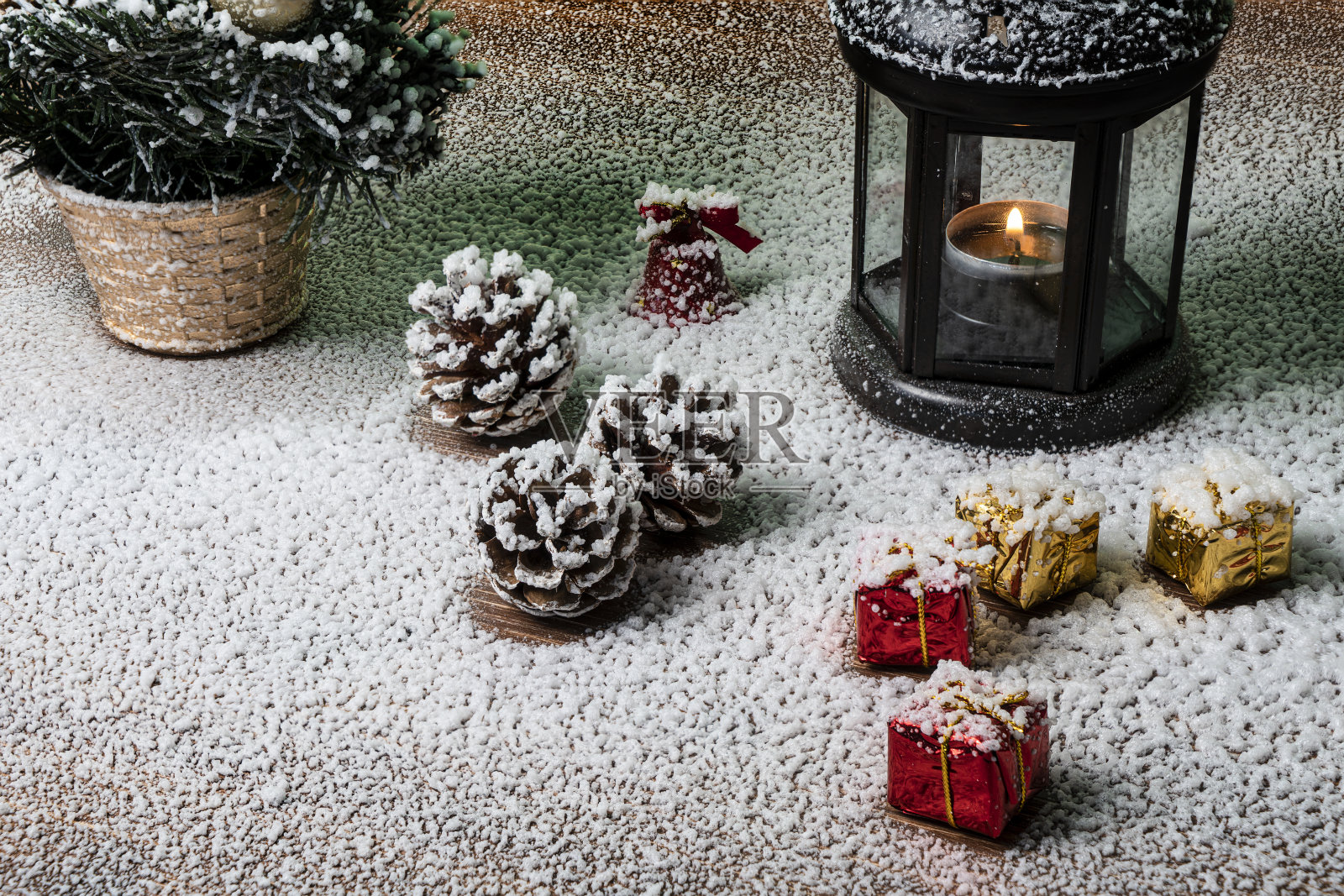 一个圣诞组成照片摄影图片