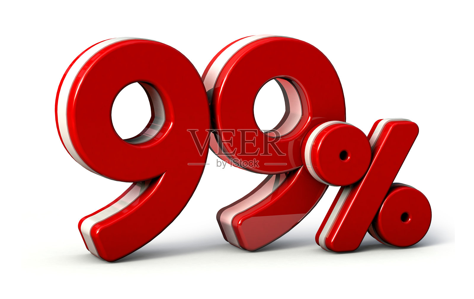 红色99%折扣标志，特别优惠99%折扣标签，节省99%图标，红色销售标志，红色销售99%，3d照片摄影图片