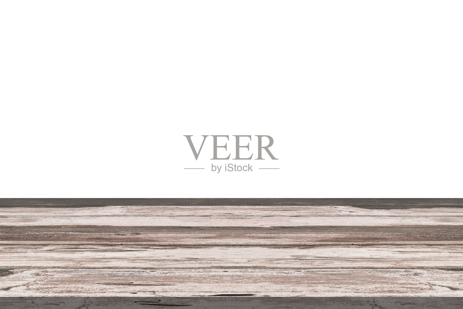 空木制桌面孤立在白色背景上的产品显示蒙太奇照片摄影图片