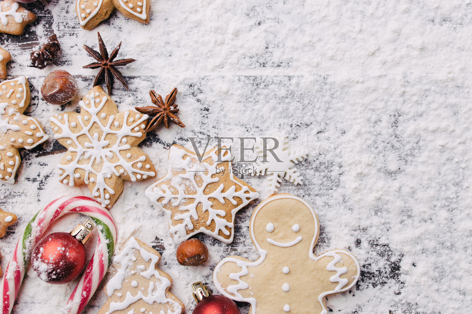 圣诞和新年作文与拷贝空间照片摄影图片