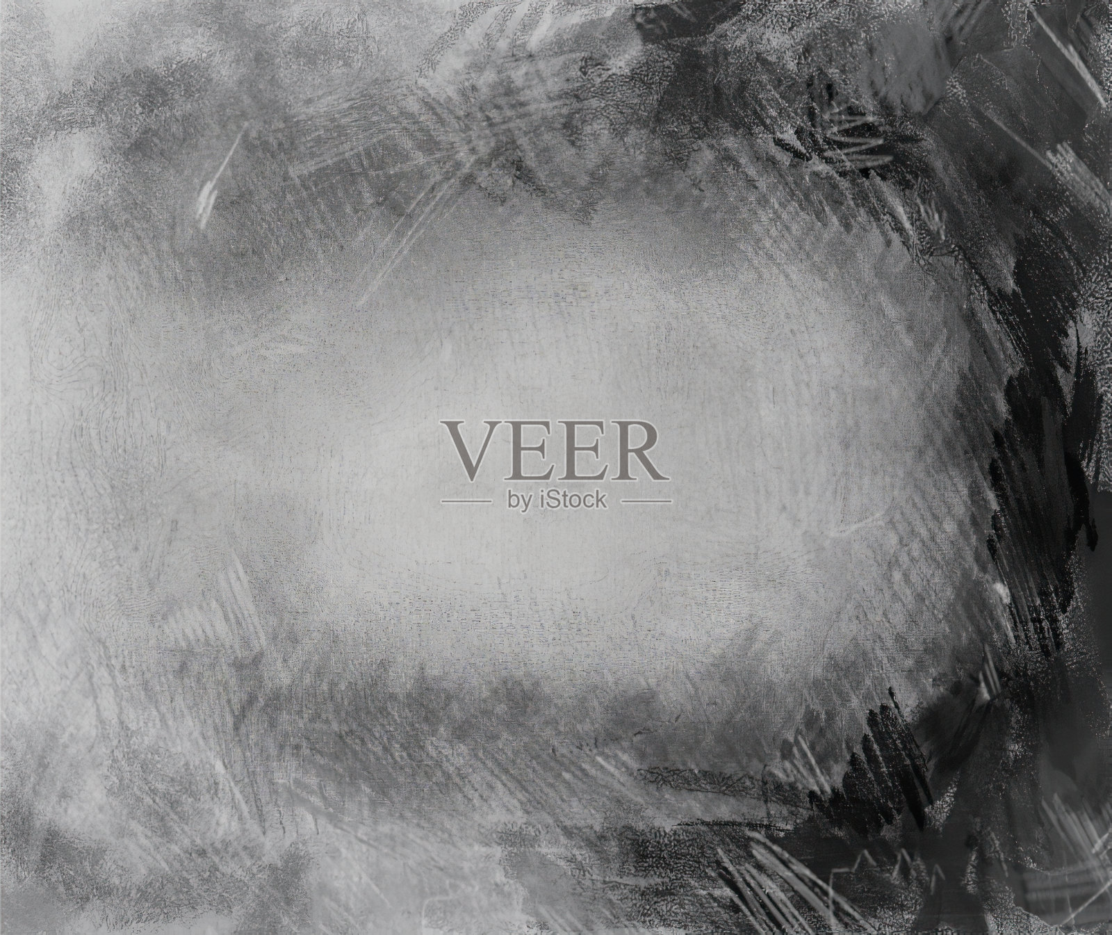 纹理肮脏的背景与磨损的痕迹和笔划。水彩抽象插图。照片摄影图片