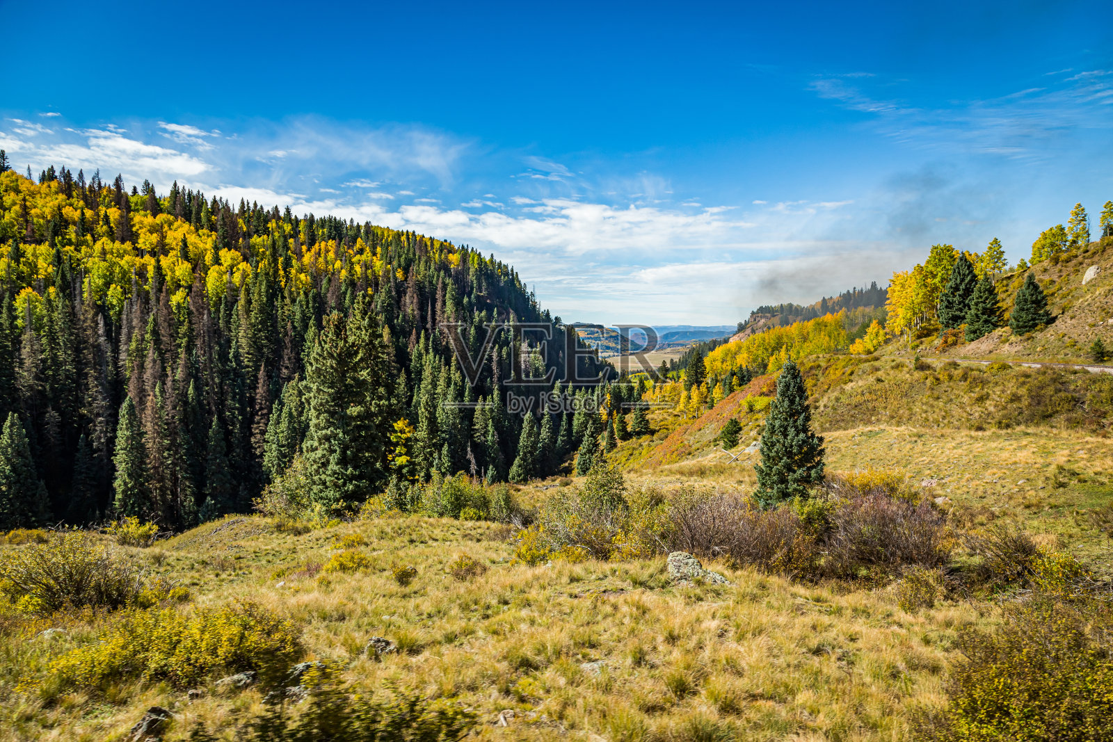 Cumbres和Toltec窄轨铁路照片摄影图片