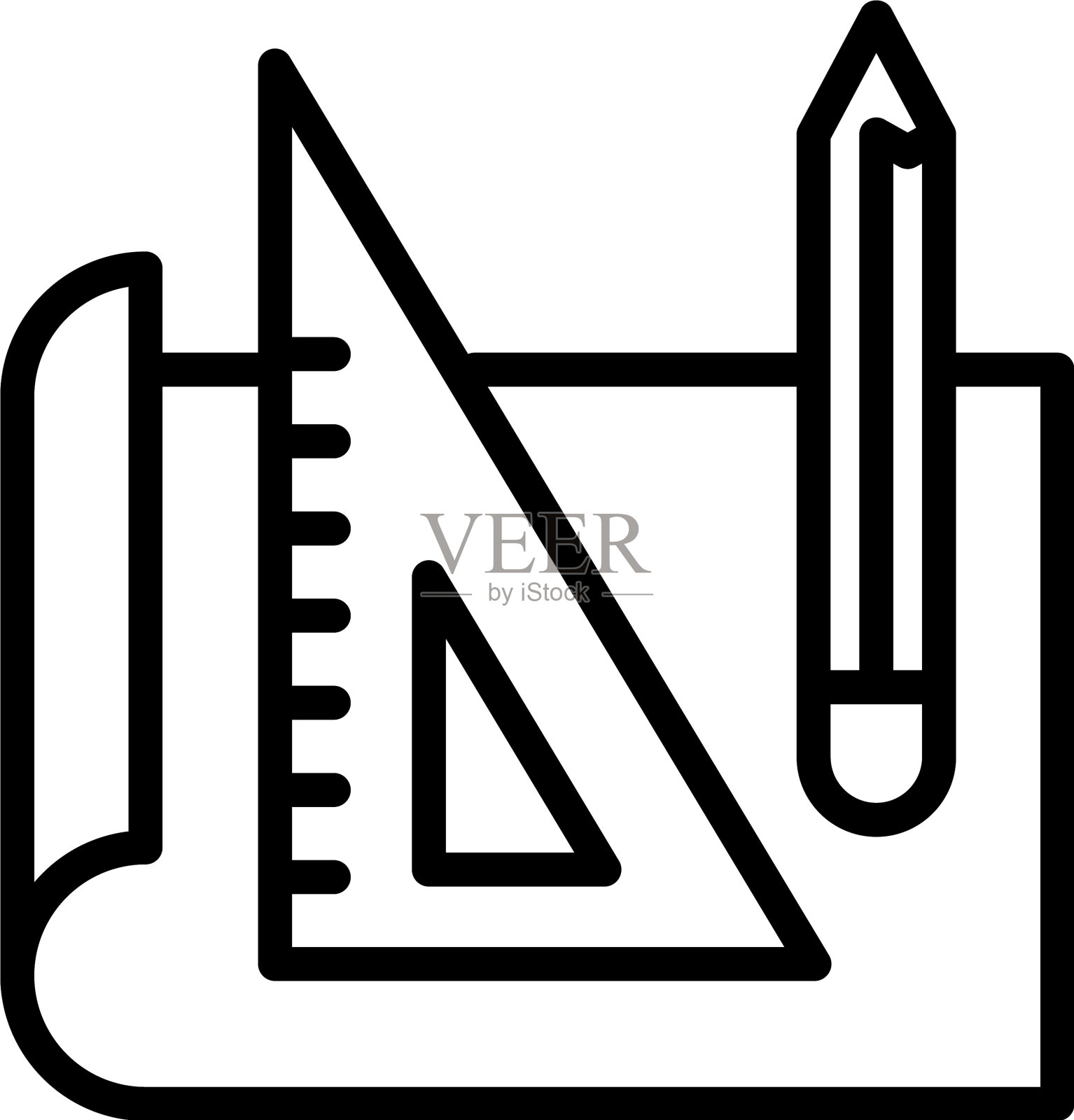 计划平图标插画图片素材