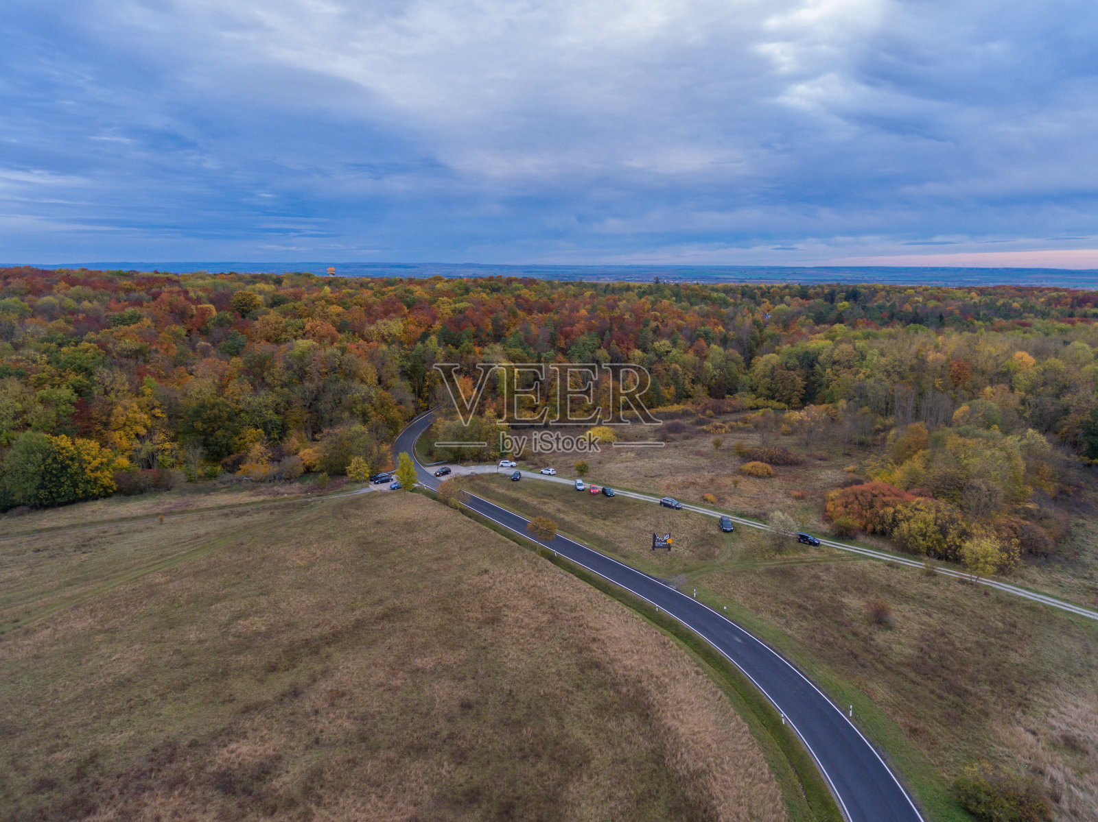 图林根州/德国海尼希国家公园的秋天气氛照片摄影图片