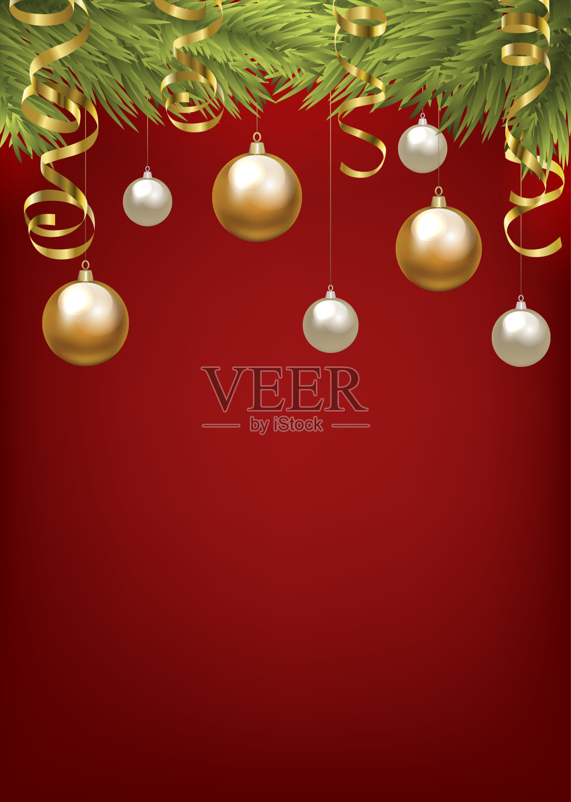 圣诞节的边界设计模板素材