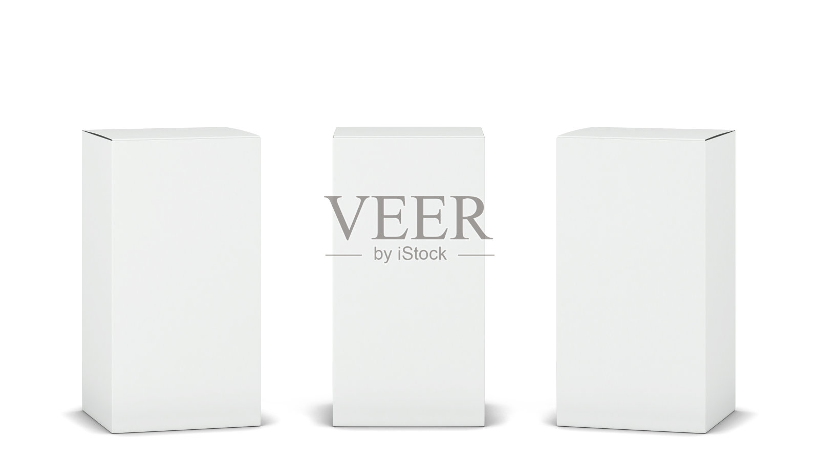 空白纸板箱模型照片摄影图片