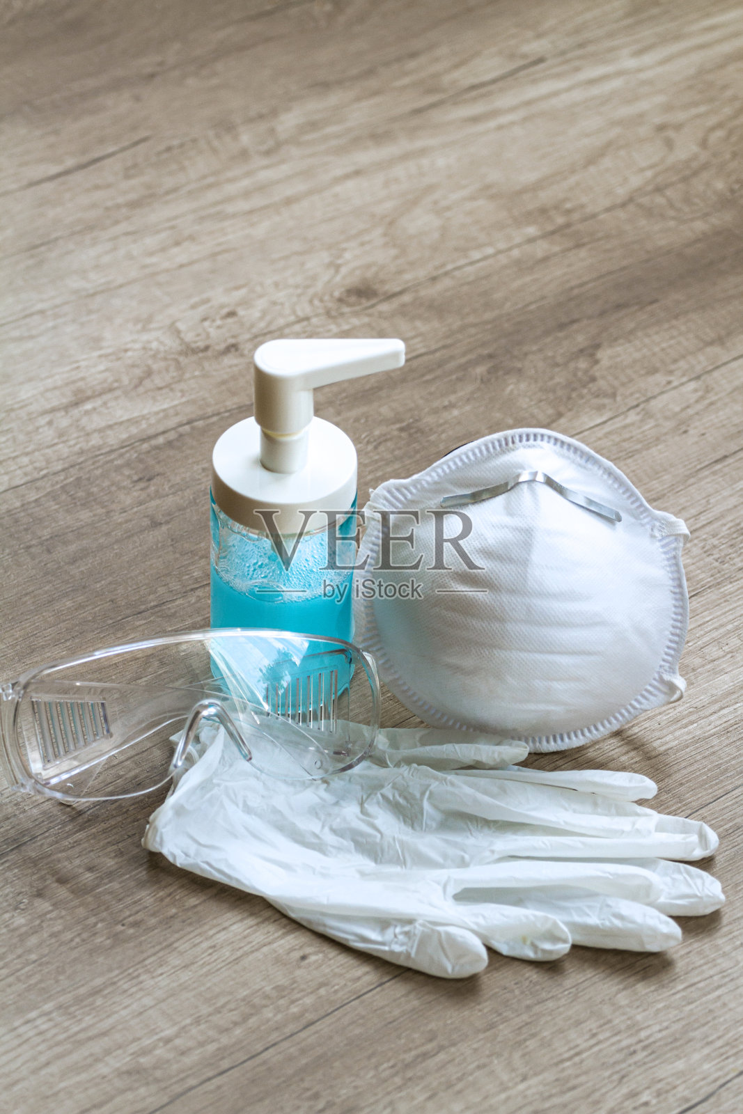 设置个人卫生和防感染v照片摄影图片