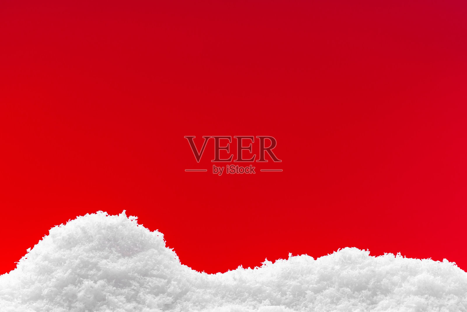 喜庆的红色圣诞和白色的雪花背景照片摄影图片