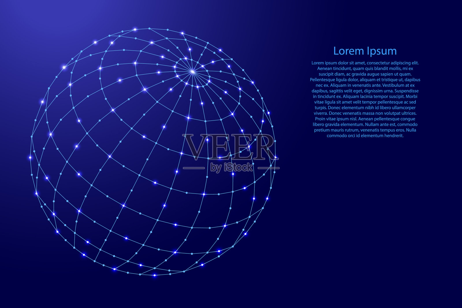 图解表示的地球仪或图集设计模板素材
