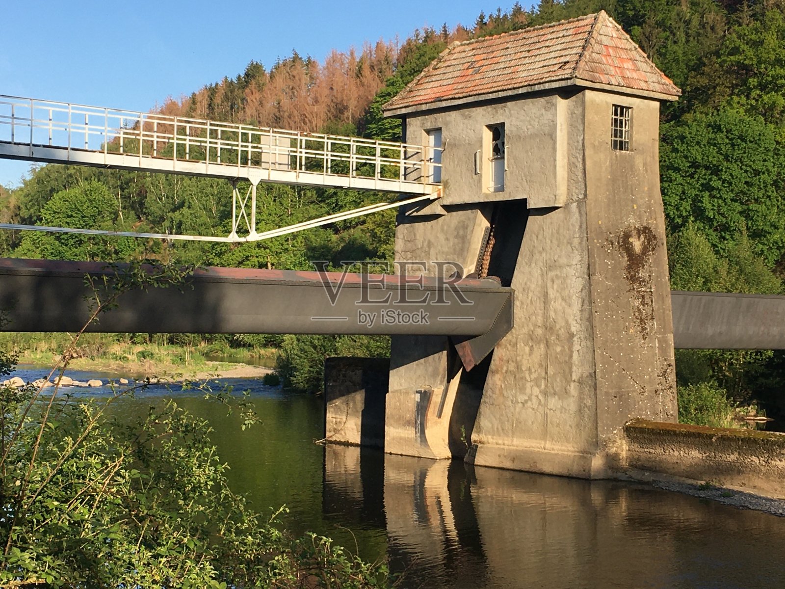 鲁尔山谷自行车道的印象照片摄影图片