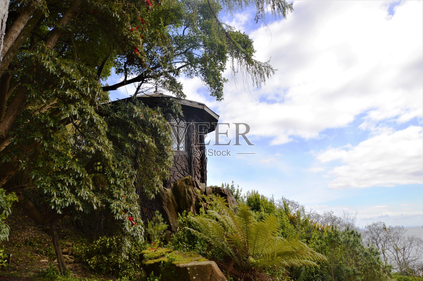 避暑别墅照片摄影图片