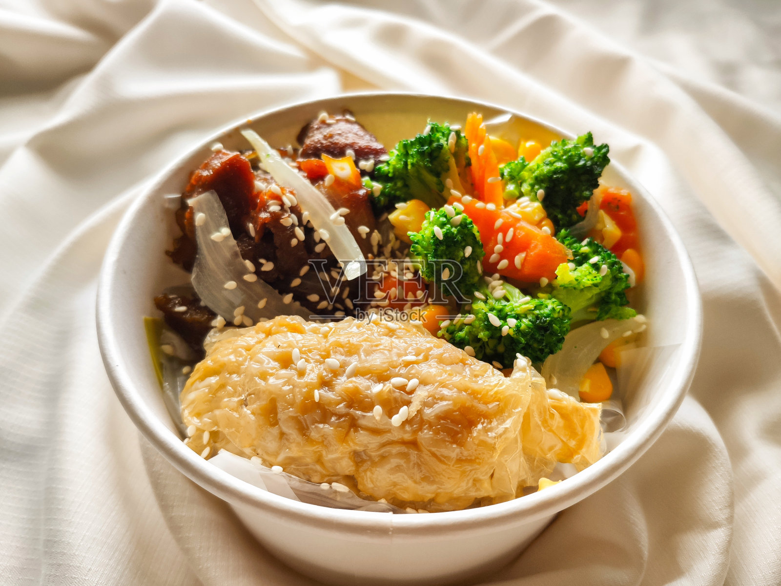 大米的盒子照片摄影图片