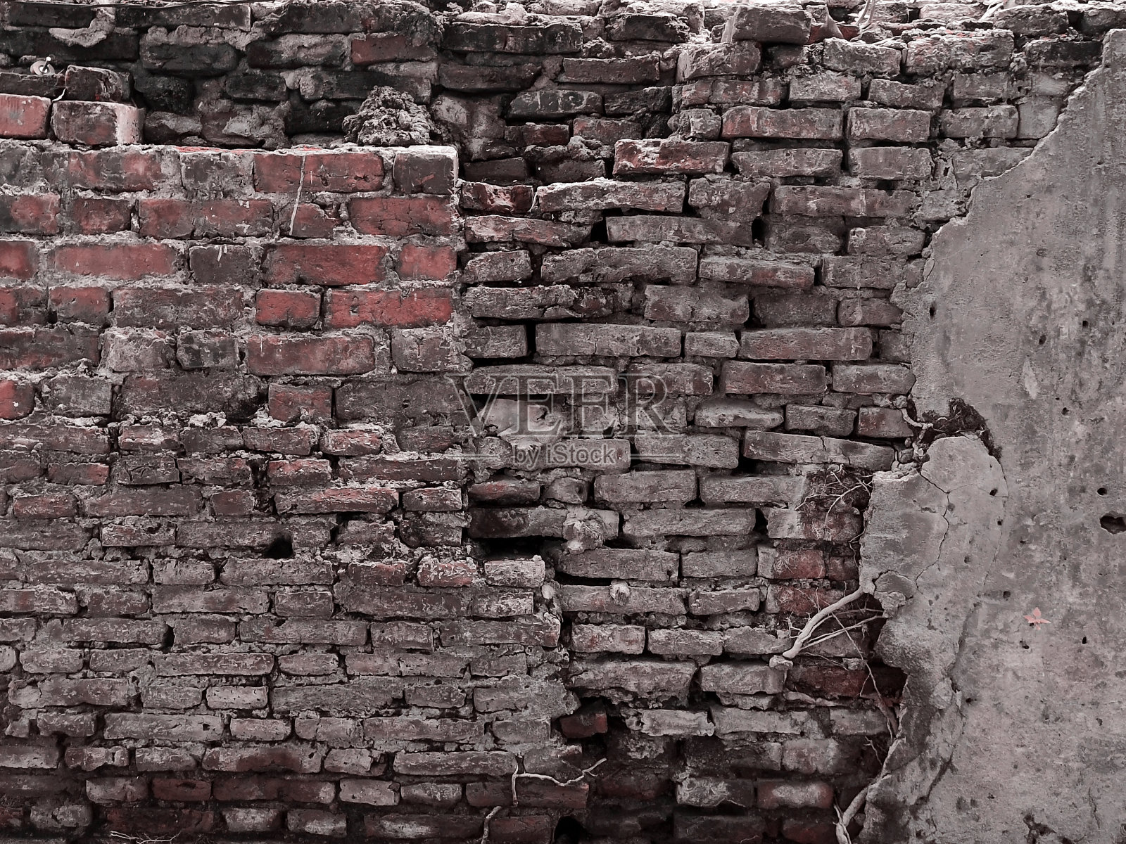 白色水泥和混凝土墙面纹理为图案抽象背景。照片摄影图片